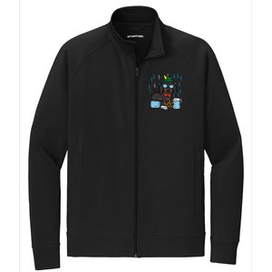 Oktoberfest German Dachshund Dog Owner Doxie Stretch Full-Zip Cadet Jacket