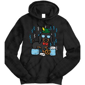 Oktoberfest German Dachshund Dog Owner Doxie Tie Dye Hoodie