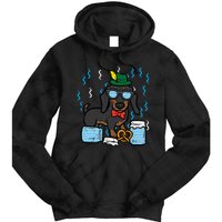 Oktoberfest German Dachshund Dog Owner Doxie Tie Dye Hoodie