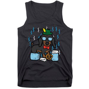 Oktoberfest German Dachshund Dog Owner Doxie Tank Top