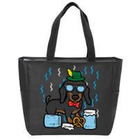 Oktoberfest German Dachshund Dog Owner Doxie Zip Tote Bag