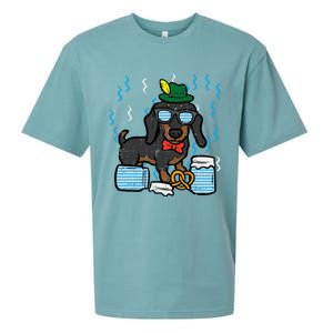 Oktoberfest German Dachshund Dog Owner Doxie Sueded Cloud Jersey T-Shirt