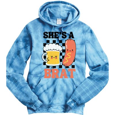 Oktoberfest German Drinking SheS A Brat Couple Matching Tie Dye Hoodie