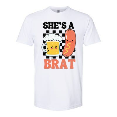 Oktoberfest German Drinking SheS A Brat Couple Matching Softstyle CVC T-Shirt