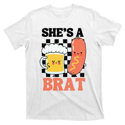 Oktoberfest German Drinking SheS A Brat Couple Matching T-Shirt