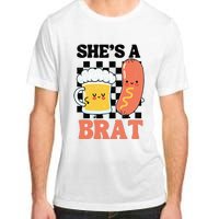 Oktoberfest German Drinking SheS A Brat Couple Matching Adult ChromaSoft Performance T-Shirt