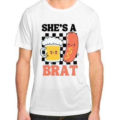 Oktoberfest German Drinking SheS A Brat Couple Matching Adult ChromaSoft Performance T-Shirt