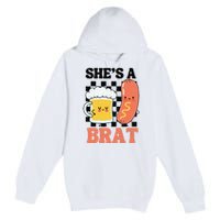 Oktoberfest German Drinking SheS A Brat Couple Matching Premium Pullover Hoodie