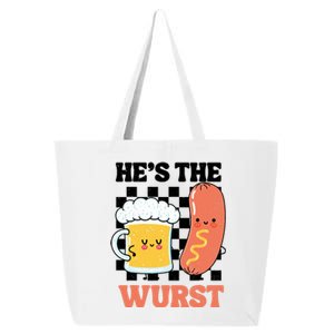 Oktoberfest German Drinking HeS The Wurst Couple Matching 25L Jumbo Tote