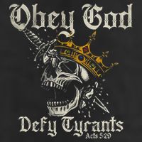 Obey God Defy Tyrants Skull Adult Drive Performance Visor