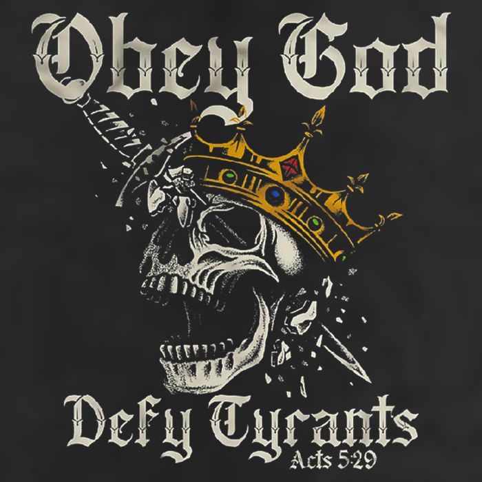 Obey God Defy Tyrants Skull Adult Drive Performance Visor