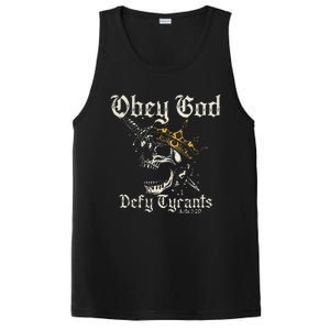 Obey God Defy Tyrants Skull PosiCharge Competitor Tank