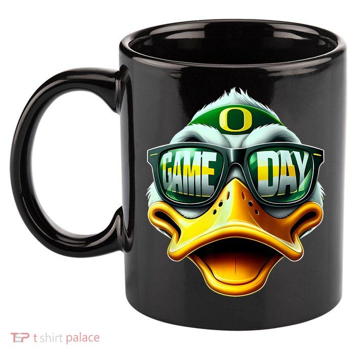 Oregon Game Day 11oz C Handle Ceramic Mug