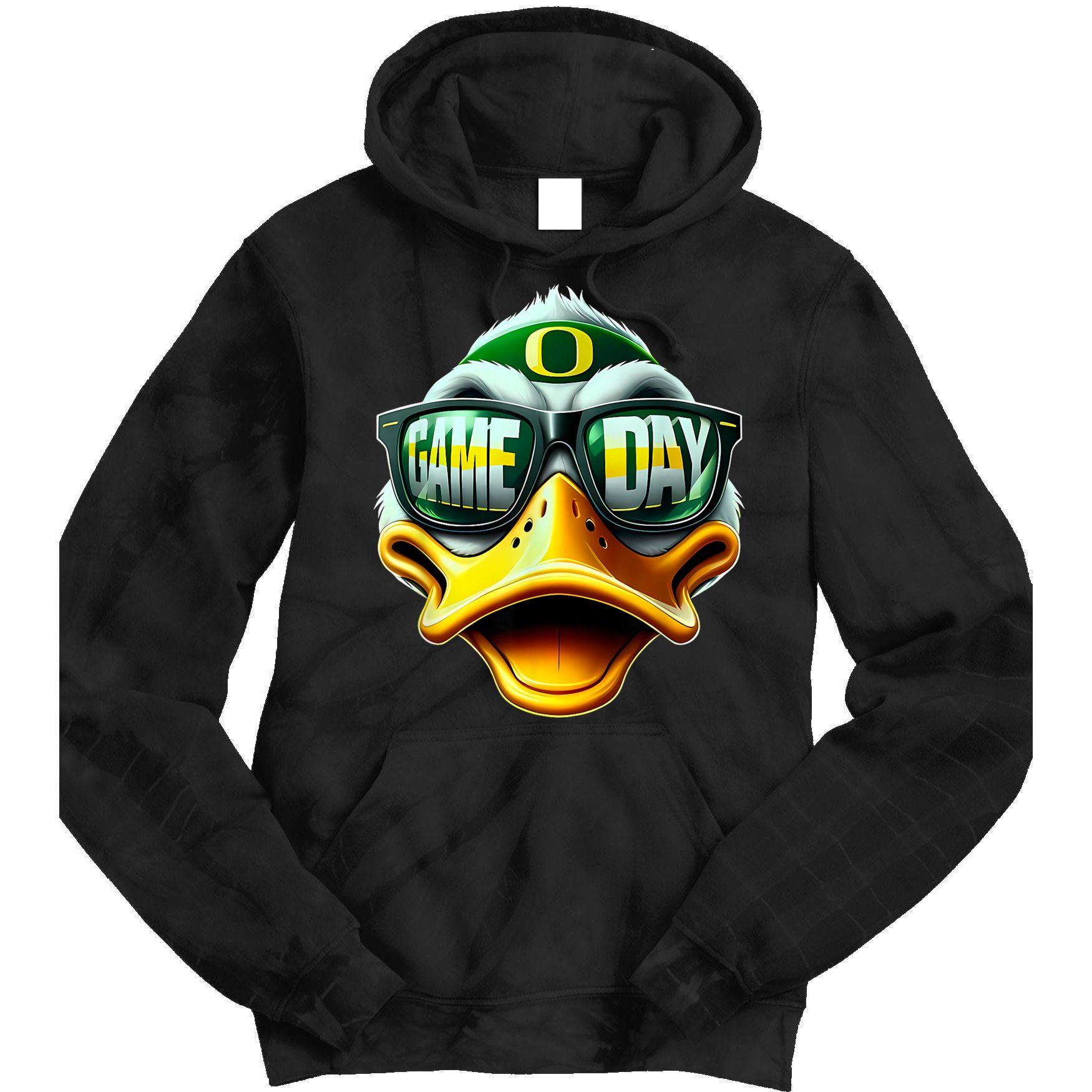 Oregon Game Day Tie Dye Hoodie