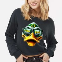 Oregon Game Day Cropped Pullover Crew