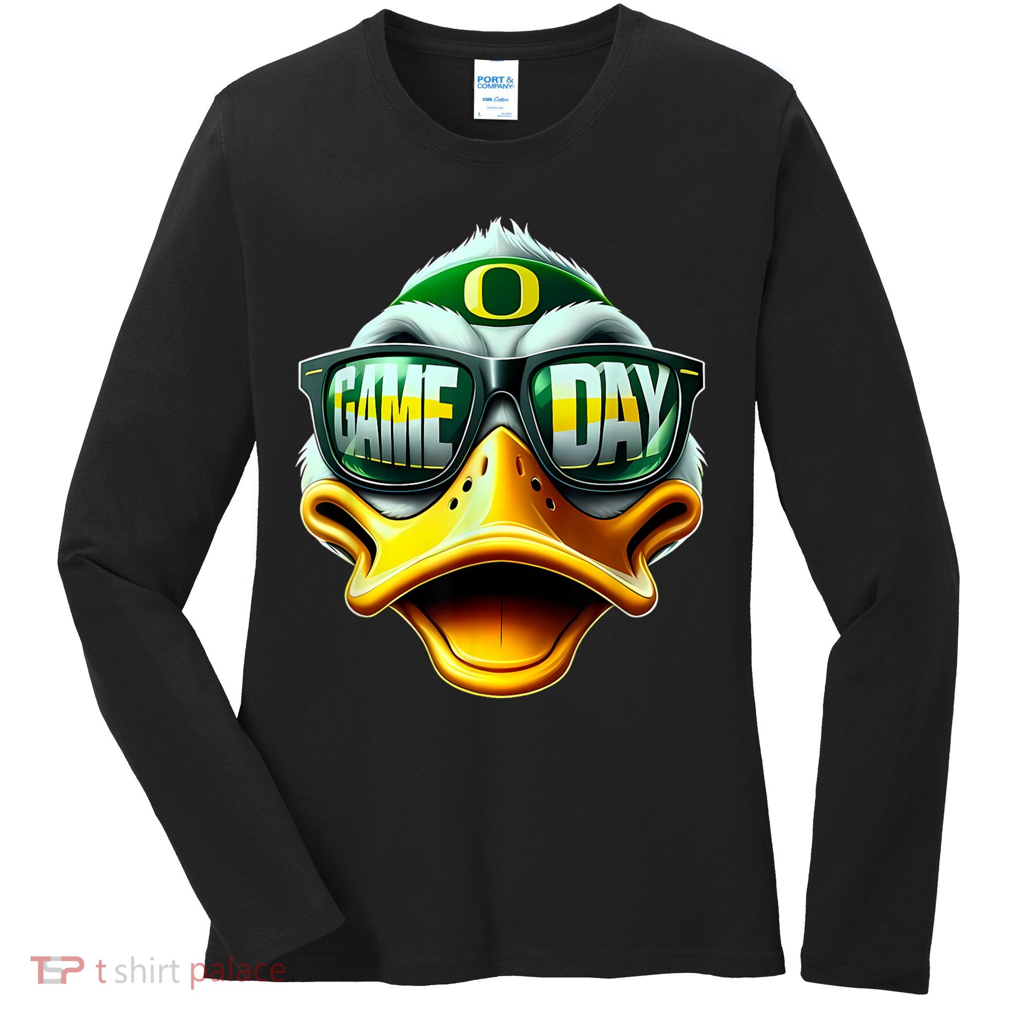 Oregon Game Day Ladies Long Sleeve Shirt