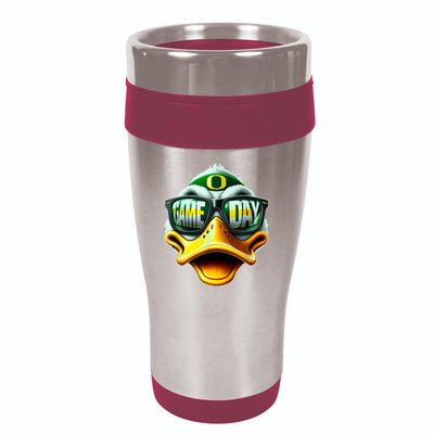 Oregon Game Day 16oz Travel Tumbler