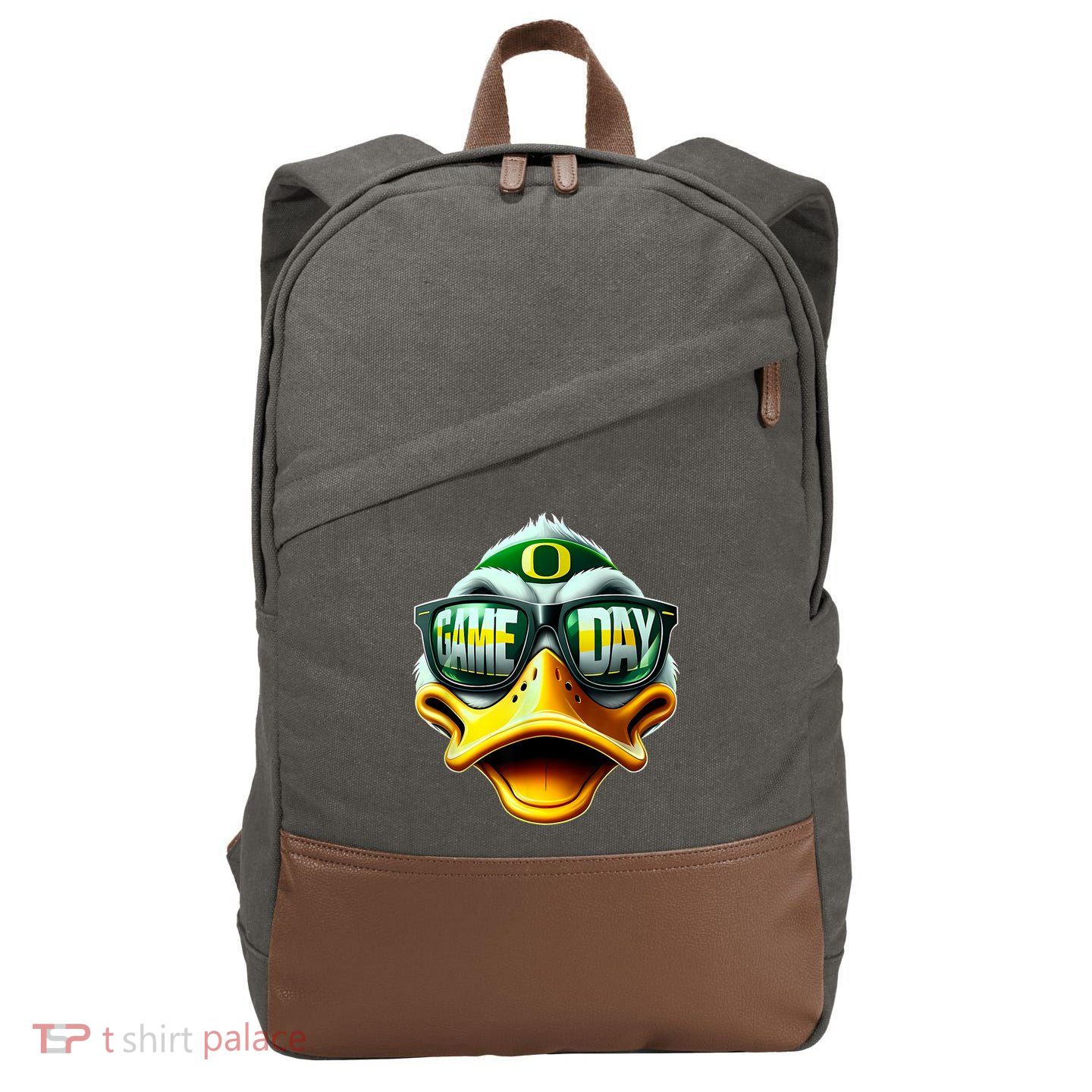 Oregon Game Day Cotton Canvas Backpack