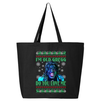 Old Gregg Do You Love Me Ugly Christmas Old Gregg Ugly Christmas 25L Jumbo Tote