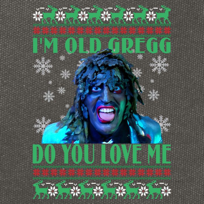 Old Gregg Do You Love Me Ugly Christmas Old Gregg Ugly Christmas Cotton Canvas Backpack