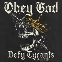 Obey God Defy Tyrants Skull Adult Drive Performance Visor
