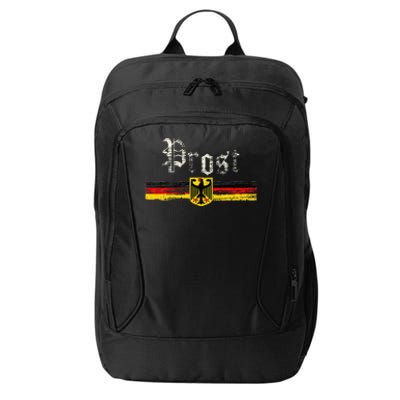 Oktoberfest German Flag Prost Vintage City Backpack