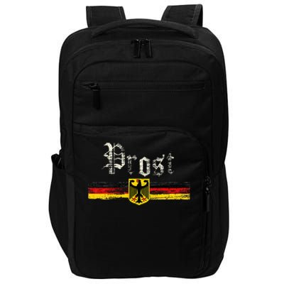 Oktoberfest German Flag Prost Vintage Impact Tech Backpack