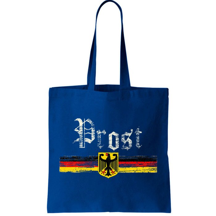 Oktoberfest German Flag Prost Vintage Tote Bag