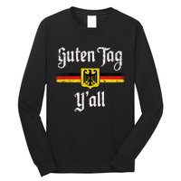 Oktoberfest German Flag Prost Guten Tag YAll Long Sleeve Shirt