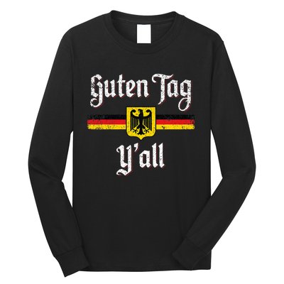 Oktoberfest German Flag Prost Guten Tag YAll Long Sleeve Shirt