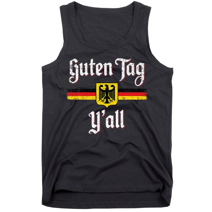 Oktoberfest German Flag Prost Guten Tag YAll Tank Top