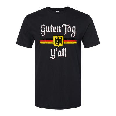 Oktoberfest German Flag Prost Guten Tag YAll Softstyle CVC T-Shirt