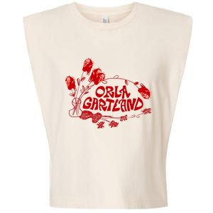 Orla Gartland Flower Garment-Dyed Women's Muscle Tee