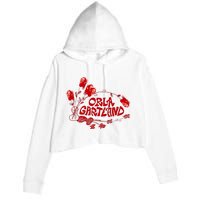 Orla Gartland Flower Crop Fleece Hoodie