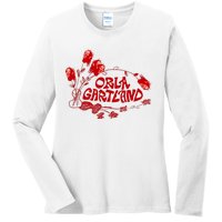 Orla Gartland Flower Ladies Long Sleeve Shirt