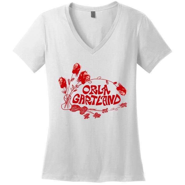 Orla Gartland Flower Women's V-Neck T-Shirt