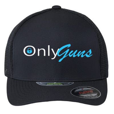 Only Guns Funny Gun Owner Ammo Flexfit Unipanel Trucker Cap