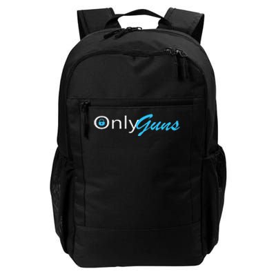 Only Guns Funny Gun Owner Ammo Daily Commute Backpack