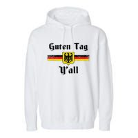 Oktoberfest German Flag Eagle Prost Guten Tag YAll Fun Idea Garment-Dyed Fleece Hoodie