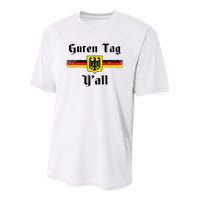 Oktoberfest German Flag Eagle Prost Guten Tag YAll Fun Idea Youth Performance Sprint T-Shirt