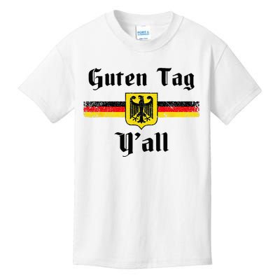 Oktoberfest German Flag Eagle Prost Guten Tag YAll Fun Idea Kids T-Shirt