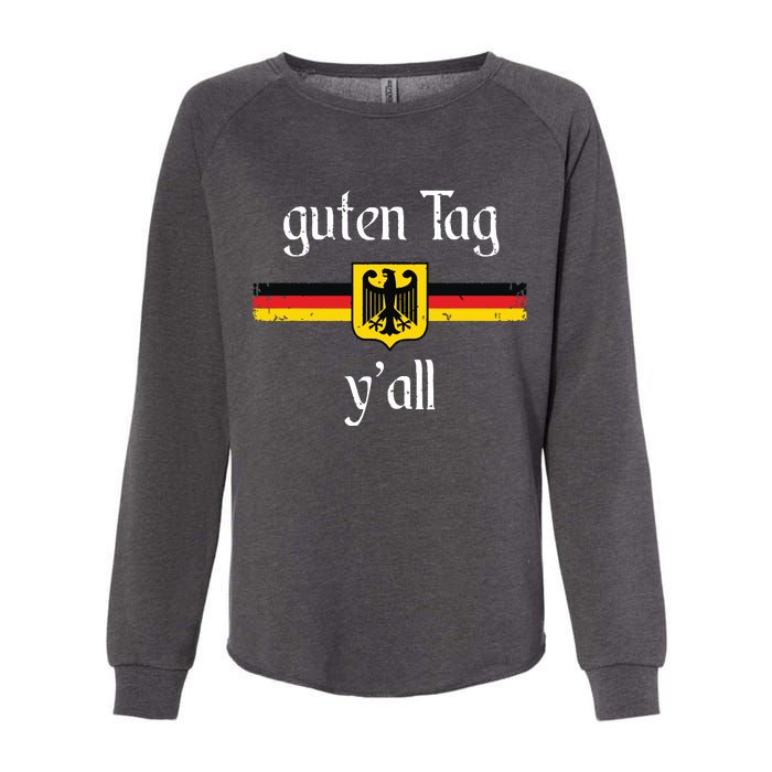 Oktoberfest German Flag Eagle Prost Guten Tag YAll Womens California Wash Sweatshirt