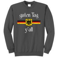 Oktoberfest German Flag Eagle Prost Guten Tag YAll Tall Sweatshirt