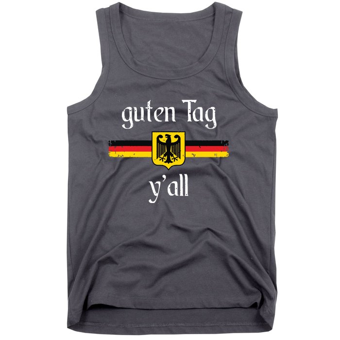 Oktoberfest German Flag Eagle Prost Guten Tag YAll Tank Top