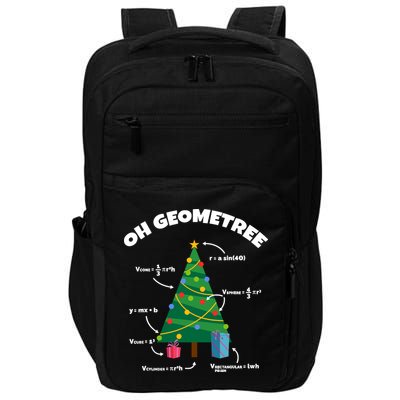Oh Geometree Funny Christmas Tree Math Teacher Impact Tech Backpack