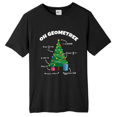 Oh Geometree Funny Christmas Tree Math Teacher Tall Fusion ChromaSoft Performance T-Shirt