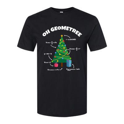 Oh Geometree Funny Christmas Tree Math Teacher Softstyle CVC T-Shirt