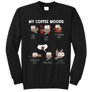 Owl Gift For Owl Lovers And Coffee Drinkers Sweatshirt