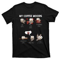 Owl Gift For Owl Lovers And Coffee Drinkers T-Shirt