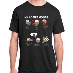 Owl Gift For Owl Lovers And Coffee Drinkers Adult ChromaSoft Performance T-Shirt